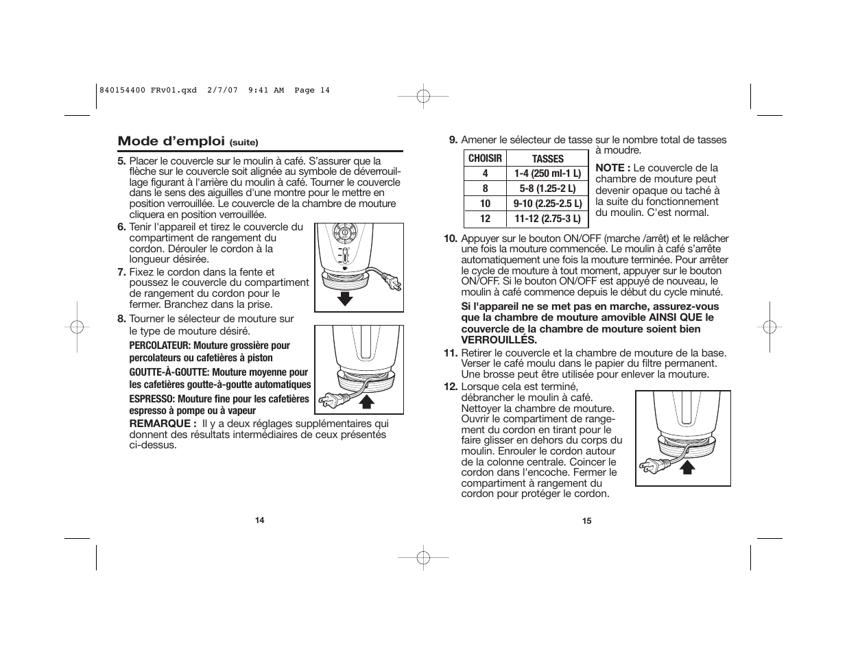 Hamilton Beach 80364 User Manual | Page 8 / 16