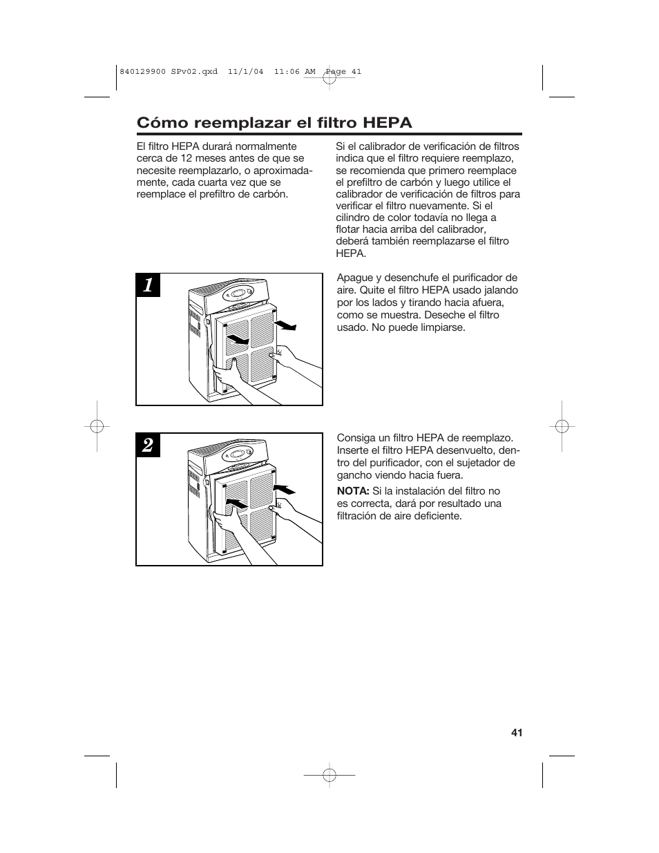 Hamilton Beach 04161 User Manual | Page 41 / 48