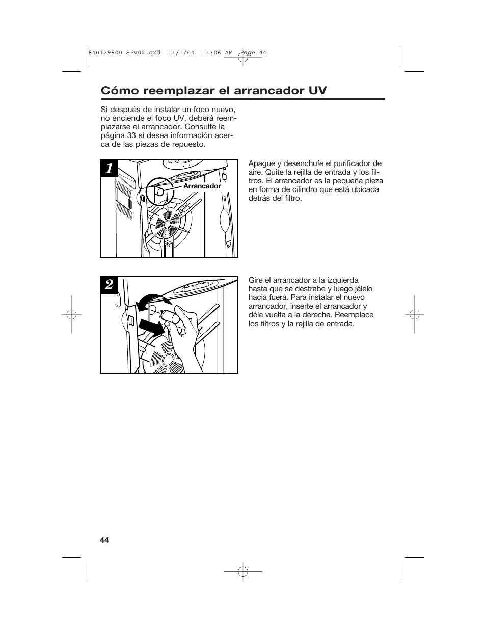 Hamilton Beach 04161 User Manual | Page 44 / 48