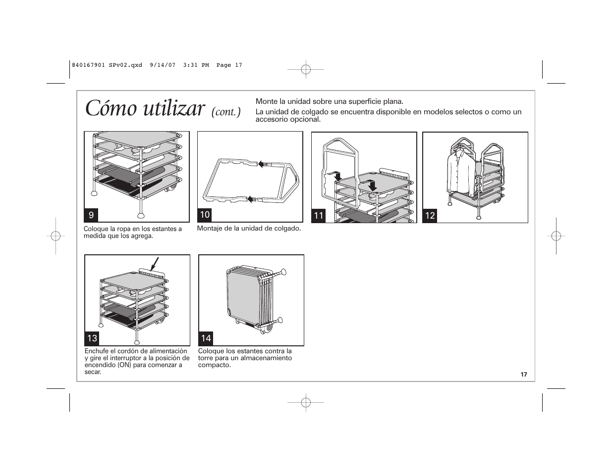 Cómo utilizar, Cont.) | Hamilton Beach 5 A User Manual | Page 17 / 20