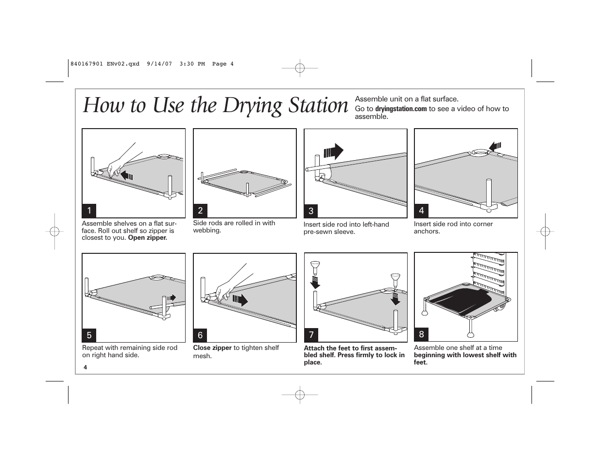 How to use the drying station | Hamilton Beach 5 A User Manual | Page 4 / 20