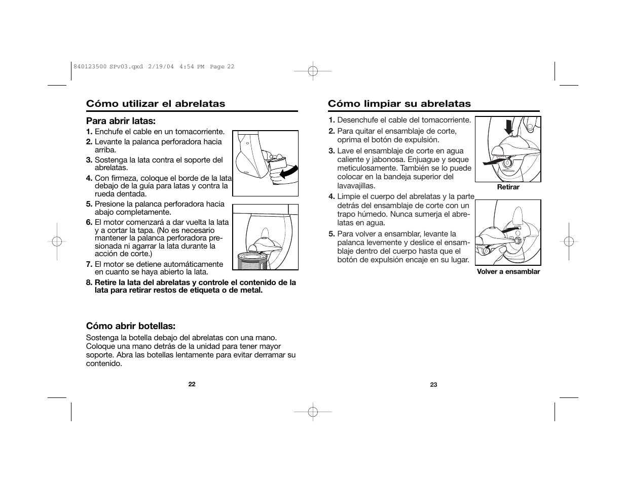 Hamilton Beach 76475 User Manual | Page 12 / 15