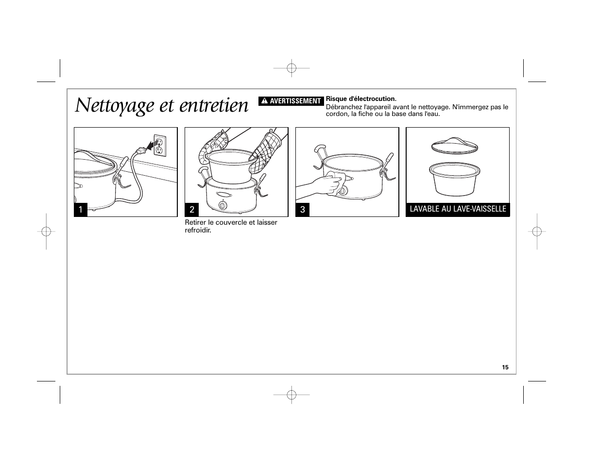 Nettoyage et entretien | Hamilton Beach 33163H User Manual | Page 15 / 32