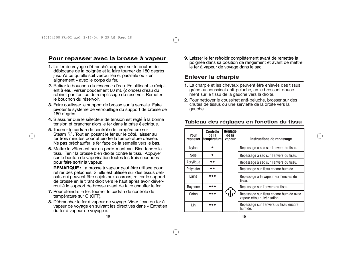 Hamilton Beach 840124300 User Manual | Page 10 / 20