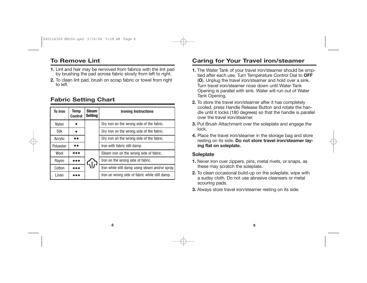 Hamilton Beach 840124300 User Manual | Page 5 / 20