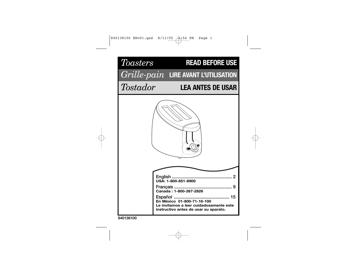 Hamilton Beach 22900 User Manual | 17 pages