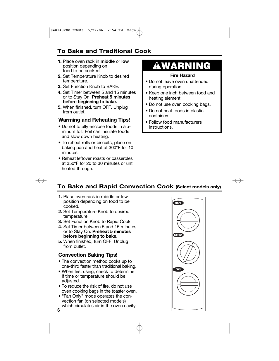 Wwarning | Hamilton Beach 31170 User Manual | Page 6 / 32