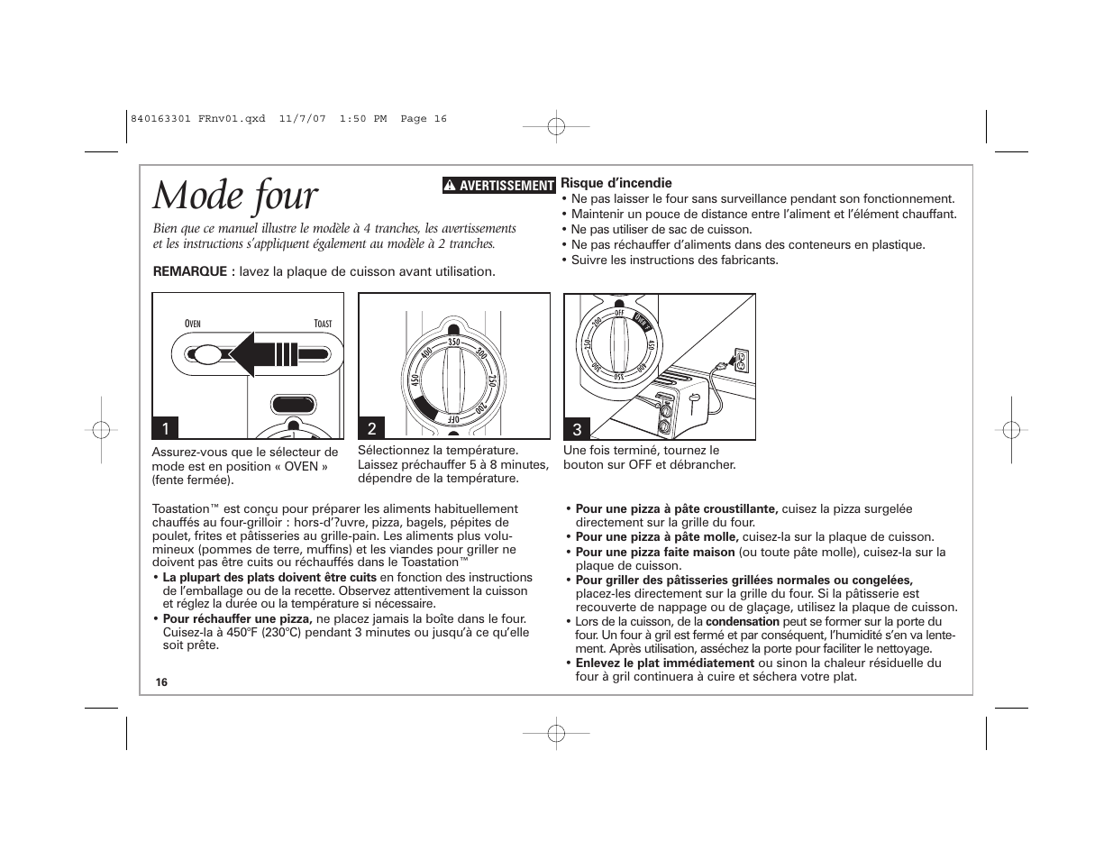 Mode four | Hamilton Beach 24708 User Manual | Page 16 / 32