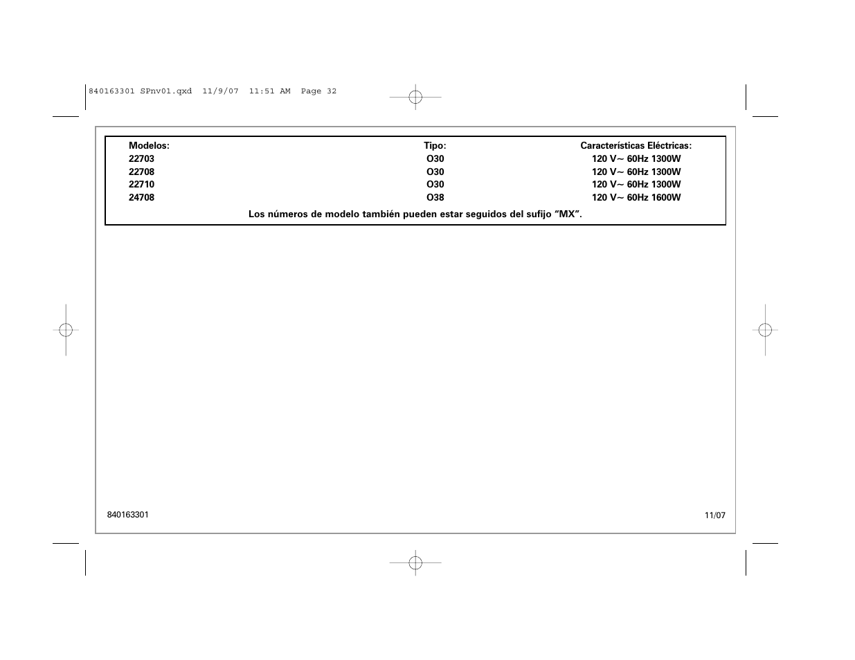 Hamilton Beach 24708 User Manual | Page 32 / 32