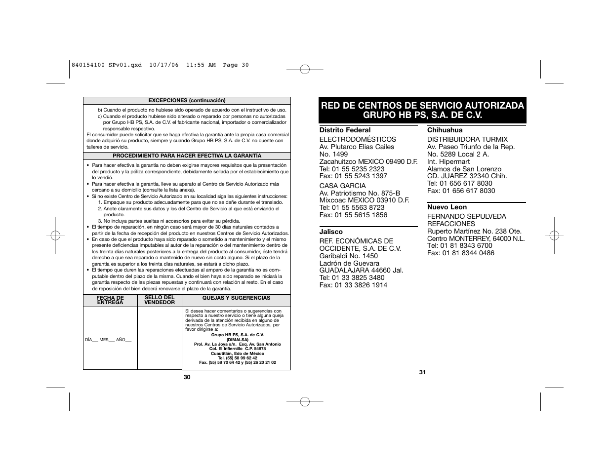 Hamilton Beach 22560 User Manual | Page 16 / 17