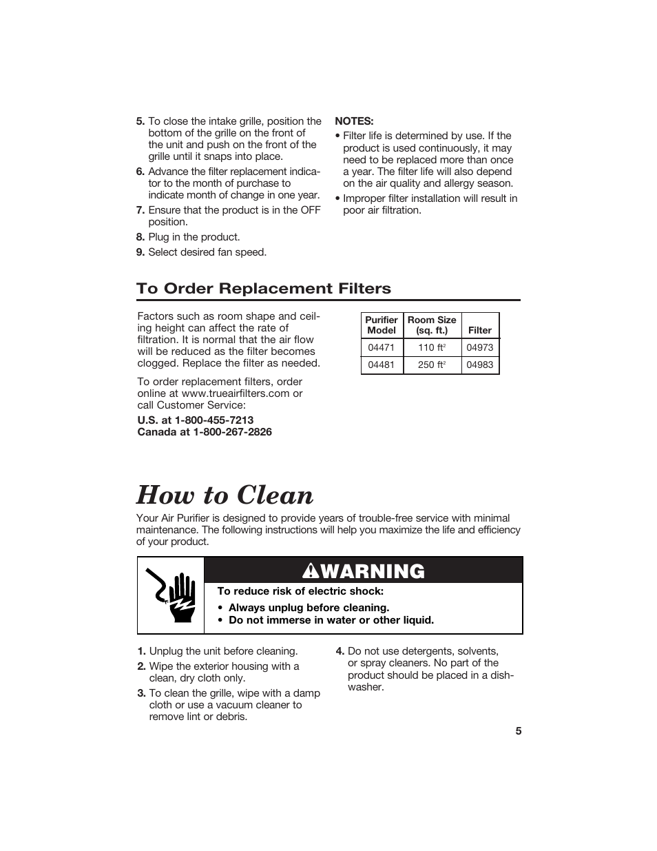 How to clean, Wwarning | Hamilton Beach 840133100 User Manual | Page 5 / 7