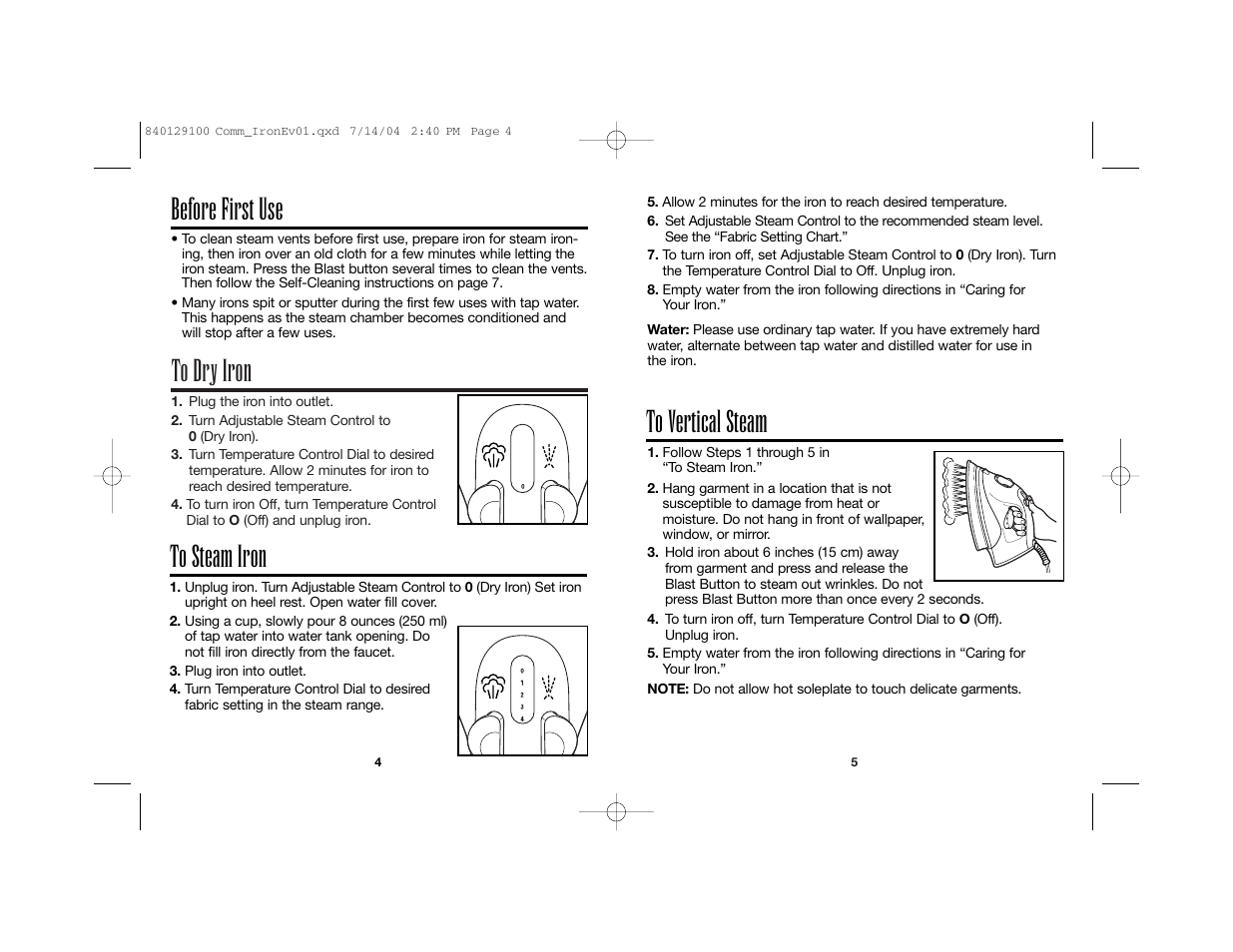 Before first use | Hamilton Beach 840129100 User Manual | Page 3 / 19