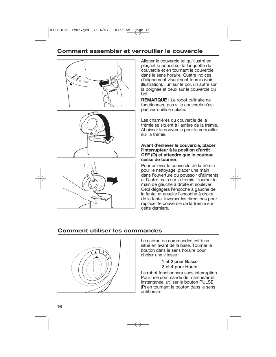 Hamilton Beach Big Mouth 840170100 User Manual | Page 16 / 36