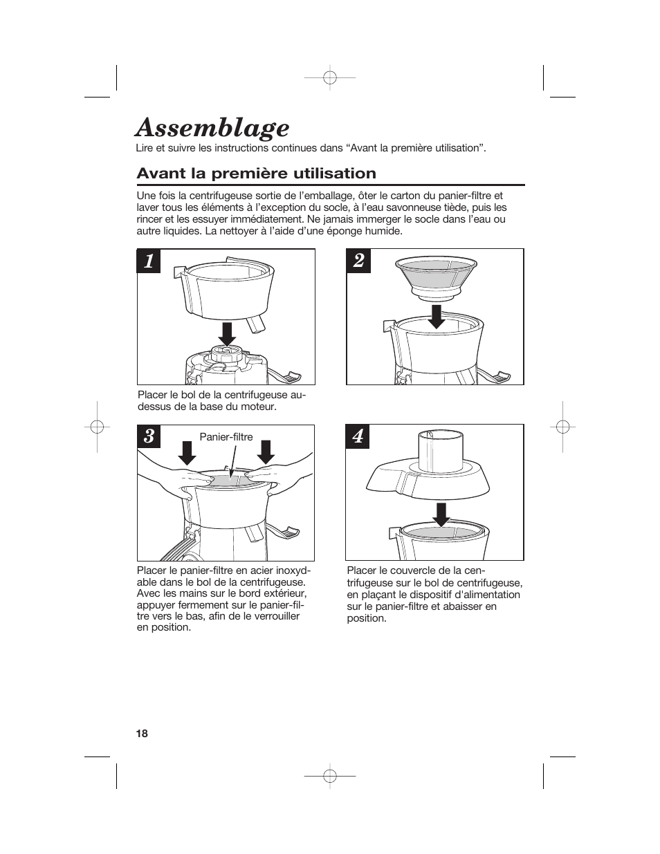 Assemblage | Hamilton Beach 840148101 User Manual | Page 18 / 44