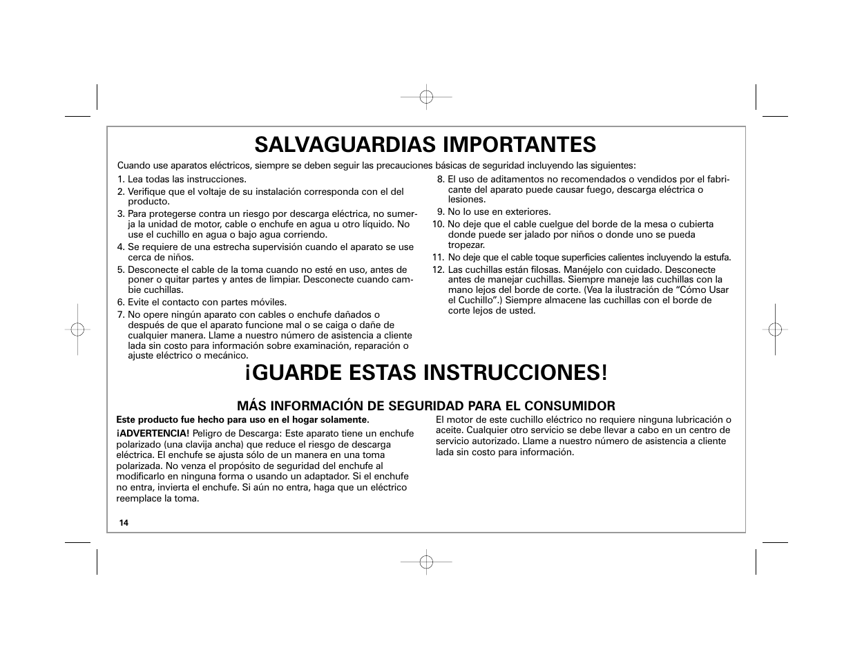 Hamilton Beach 74375R User Manual | Page 14 / 20