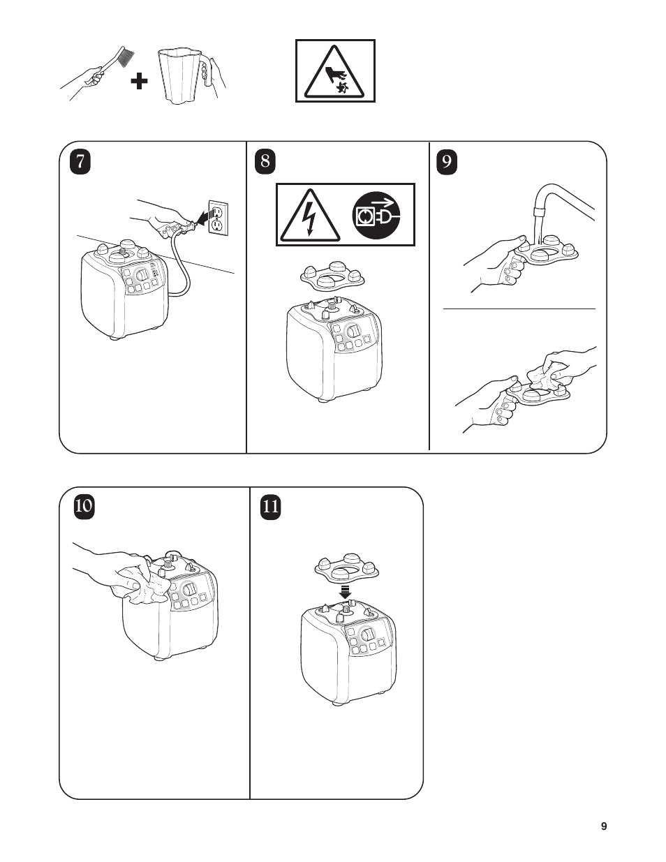 Hamilton Beach HBH650 User Manual | Page 9 / 40