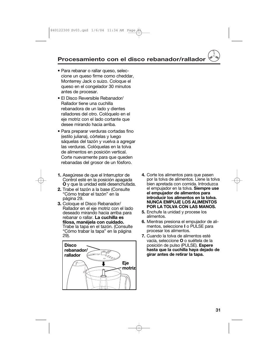 Hamilton Beach 70450C User Manual | Page 31 / 40