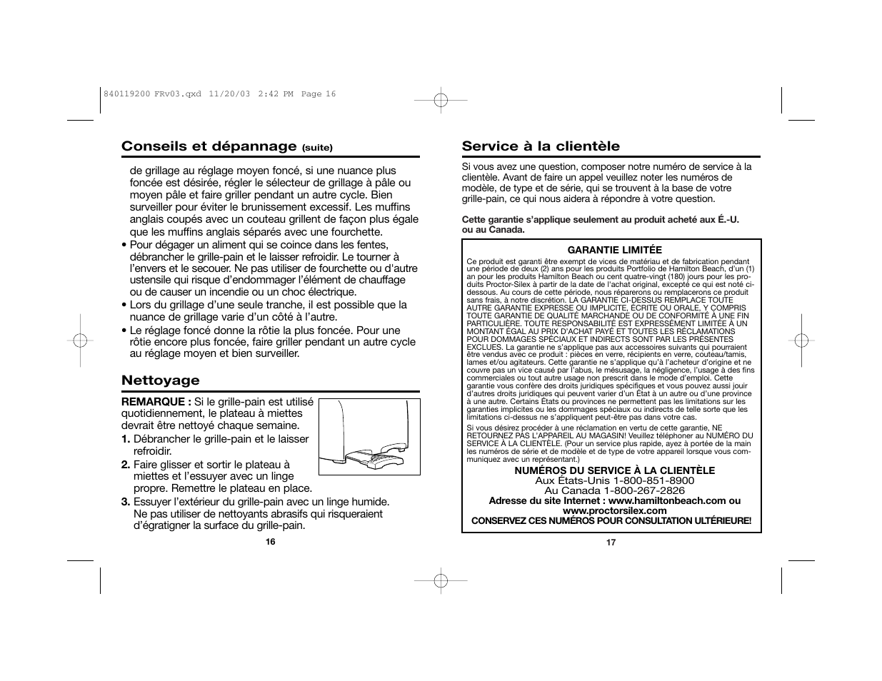 Hamilton Beach 22625C User Manual | Page 9 / 15