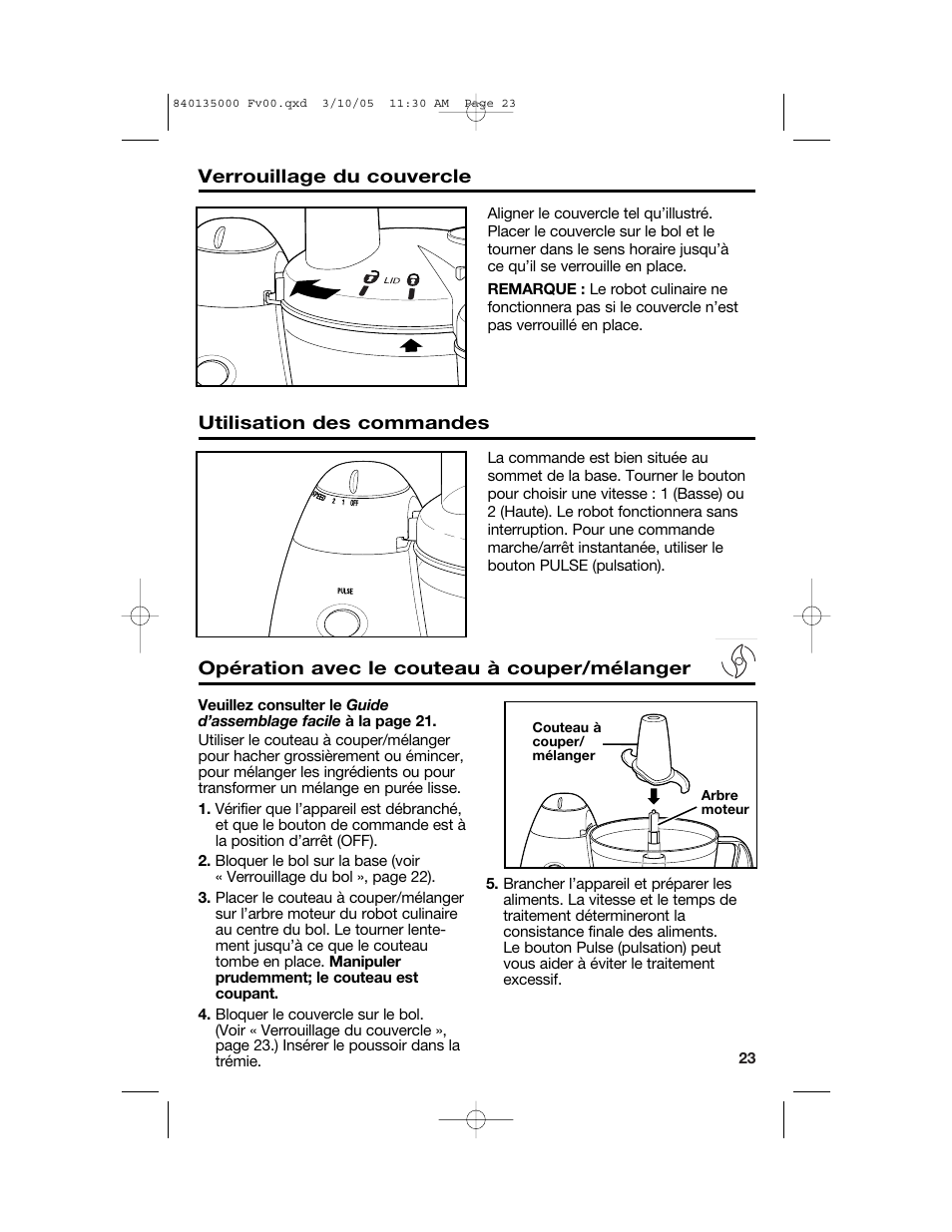 Hamilton Beach 70550R User Manual | Page 23 / 44
