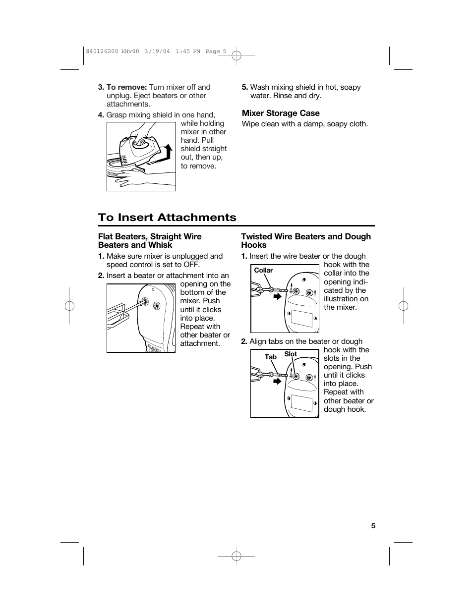 Hamilton Beach 62680C User Manual | Page 5 / 28