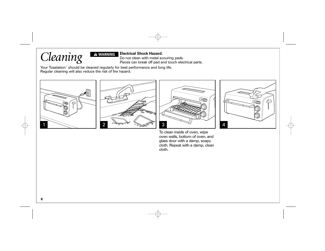 Cleaning | Hamilton Beach 22709C User Manual | Page 8 / 32