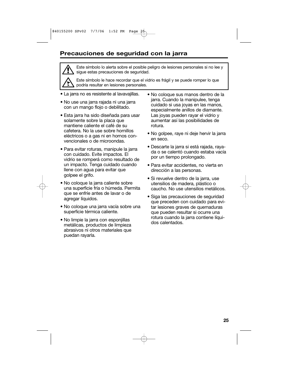 Hamilton Beach 840155200 User Manual | Page 25 / 28