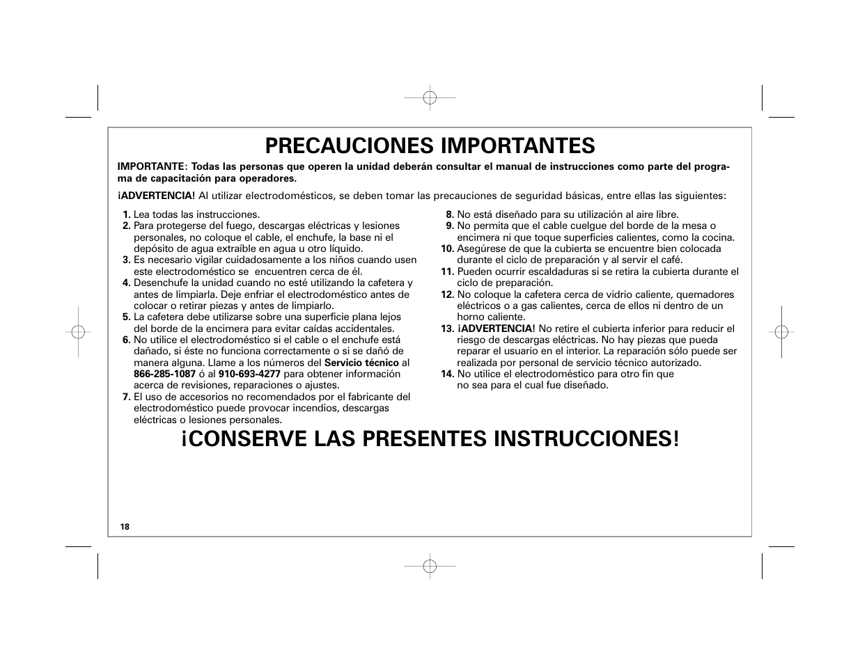 Hamilton Beach 40560 User Manual | Page 18 / 28