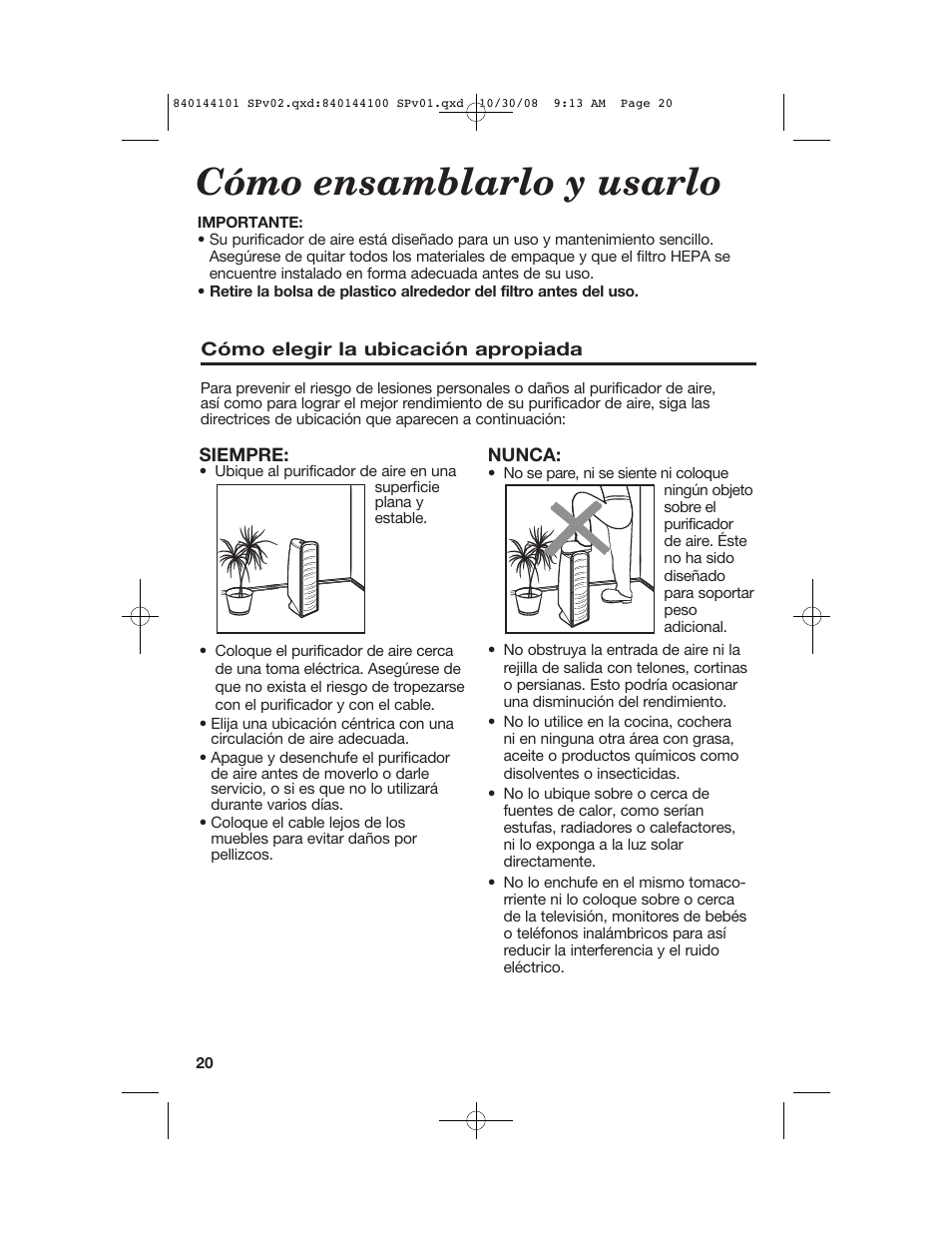 Cómo ensamblarlo y usarlo | Hamilton Beach 840144101 User Manual | Page 20 / 28
