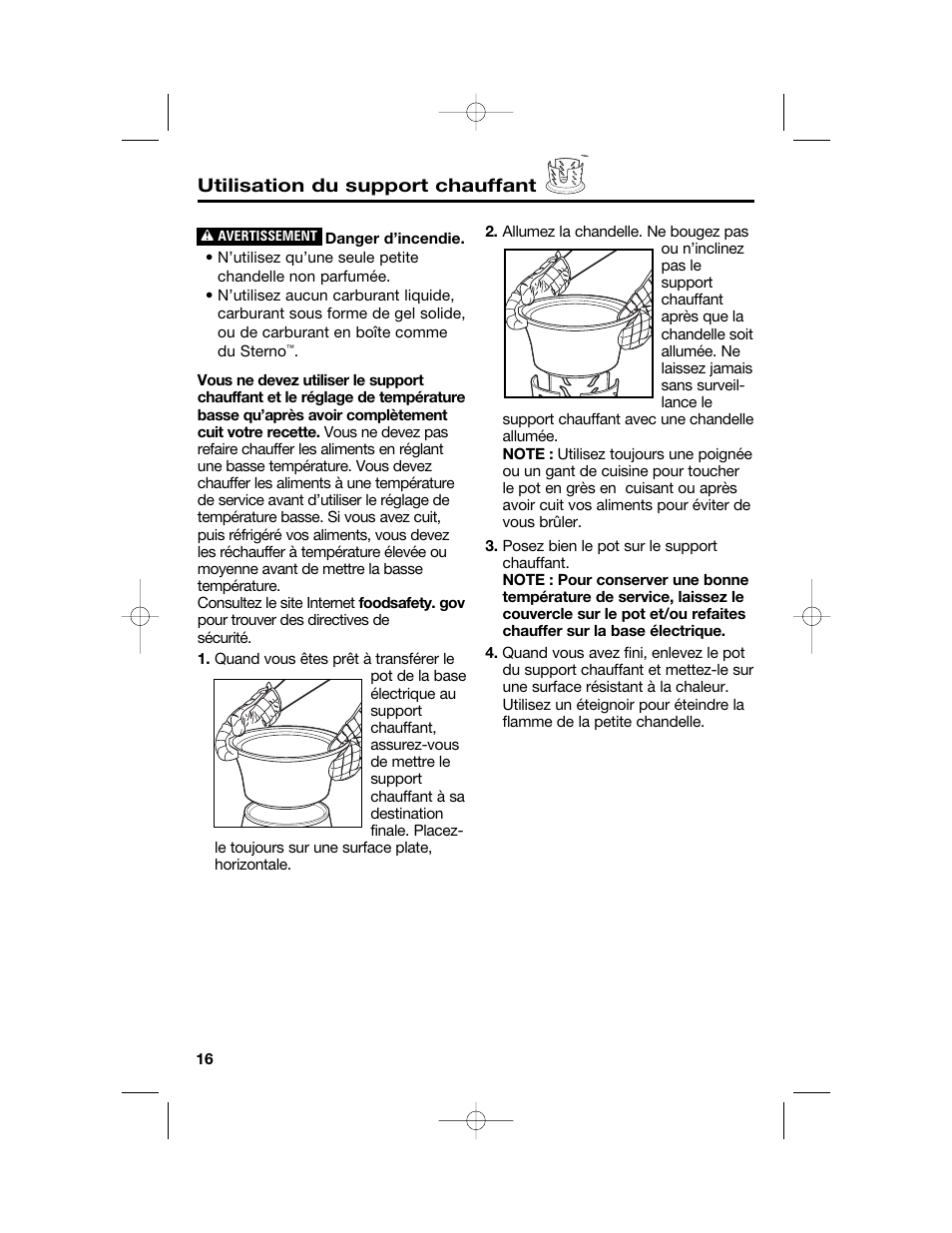 Hamilton Beach Party Crock 840149601 User Manual | Page 16 / 36