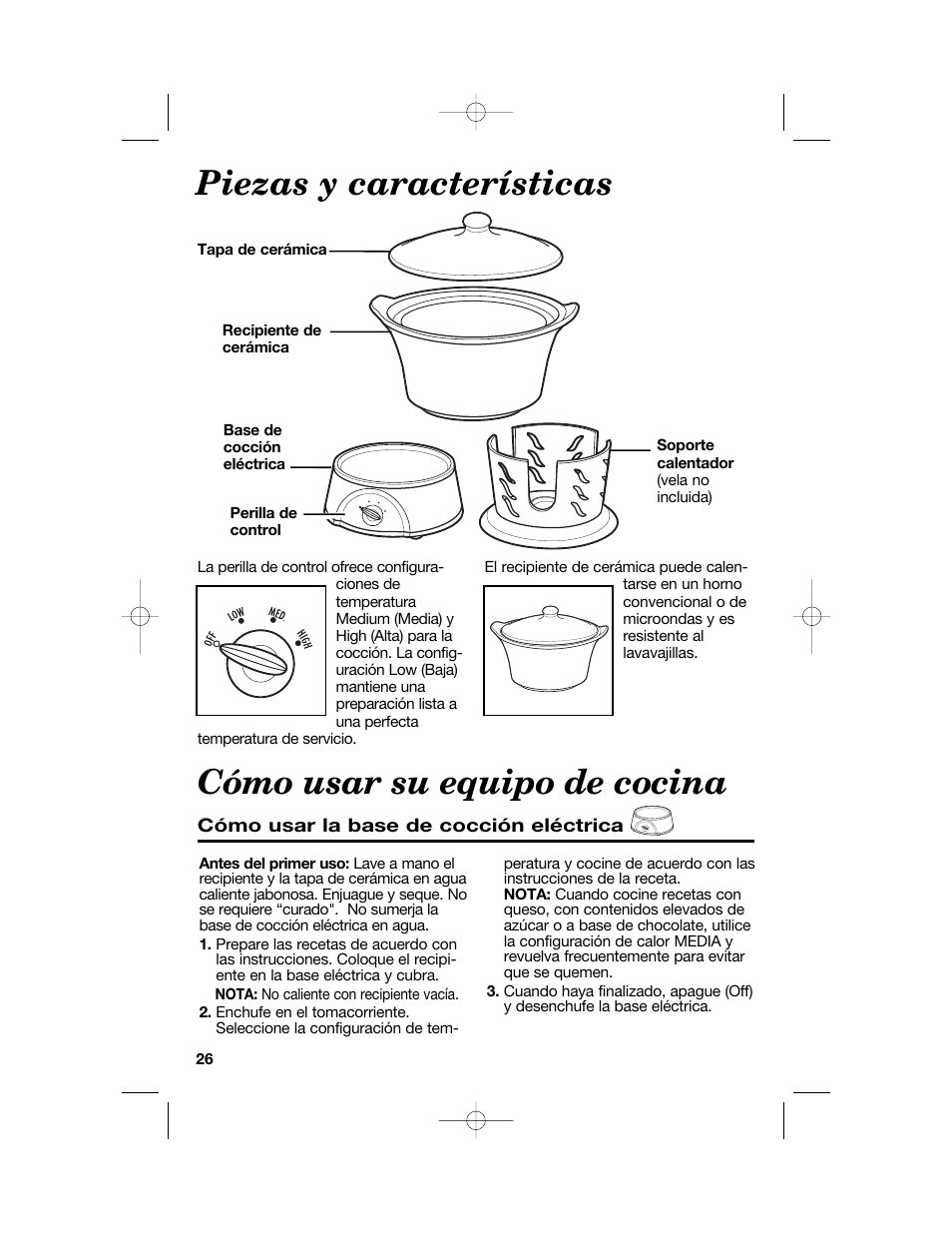 Hamilton Beach Party Crock 840149601 User Manual | Page 26 / 36