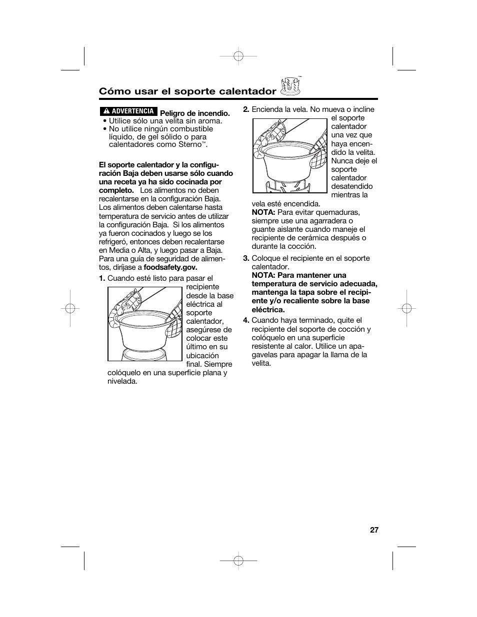 Hamilton Beach Party Crock 840149601 User Manual | Page 27 / 36