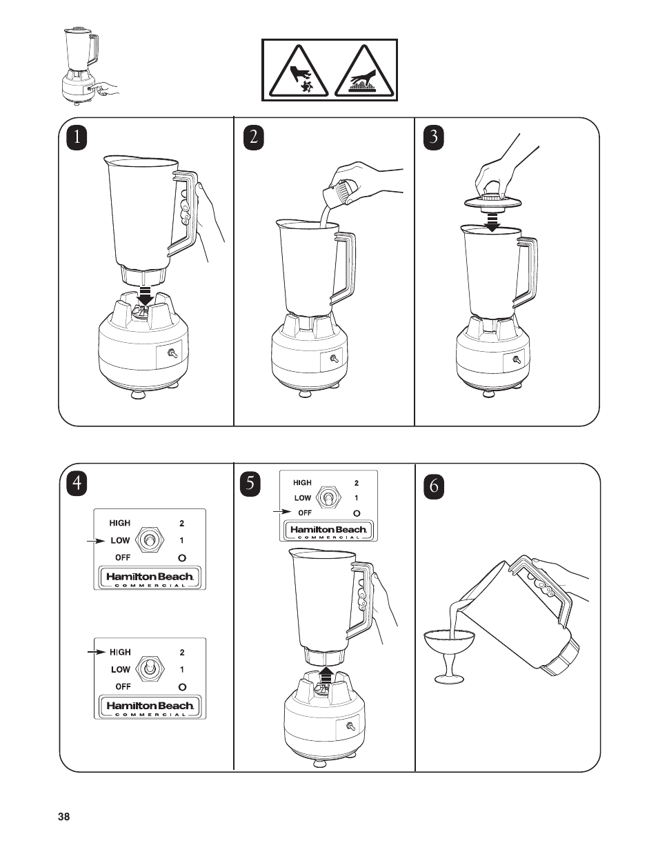 Hamilton Beach 908 Series User Manual | Page 38 / 40