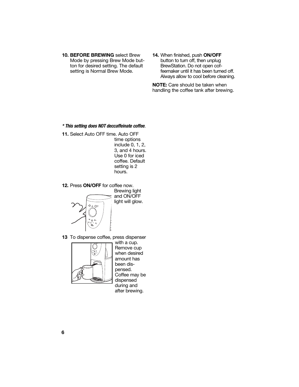 Hamilton Beach BrewStation Deluxe 840151500 User Manual | Page 6 / 40