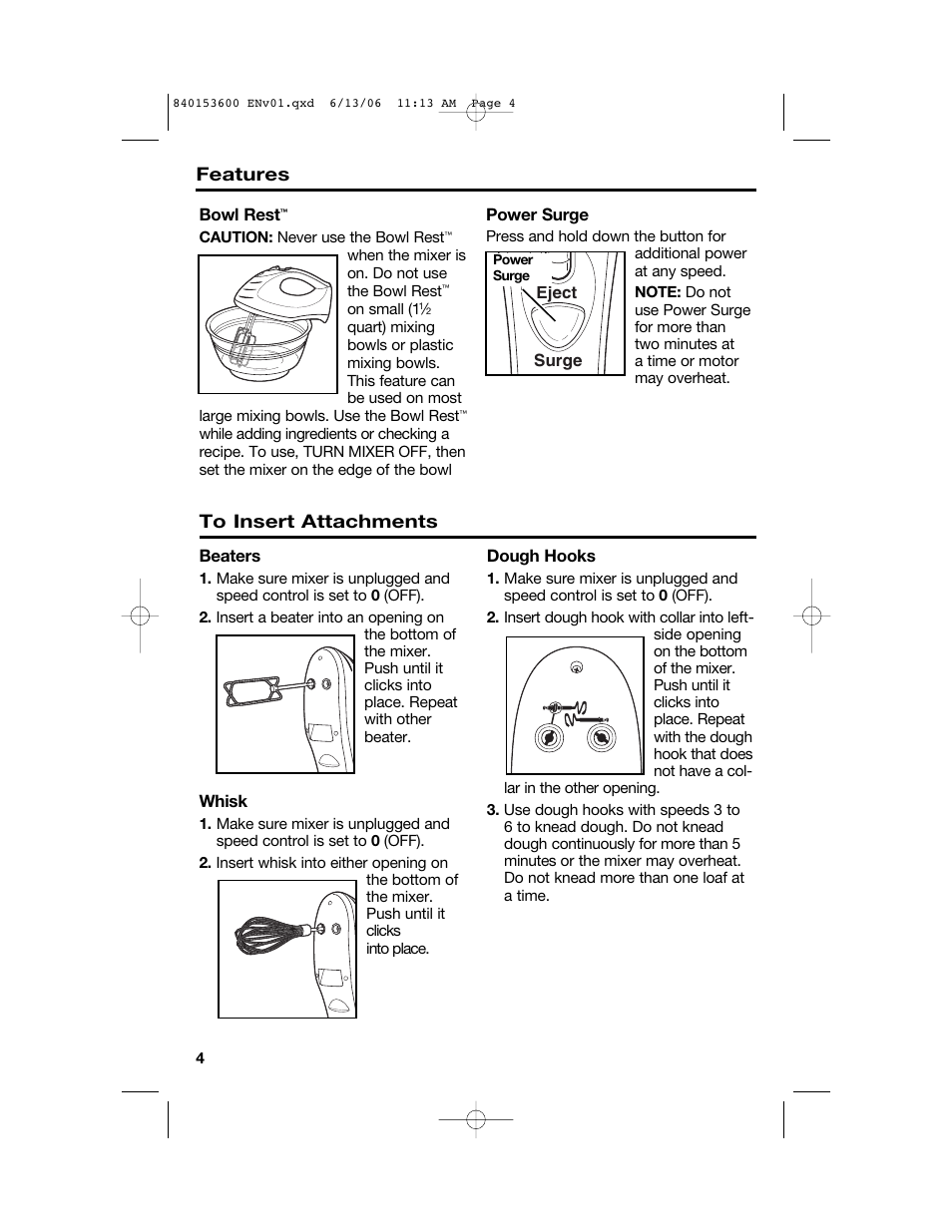 Hamilton Beach 62660 User Manual | Page 4 / 28