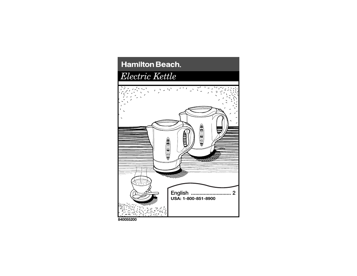 Hamilton Beach 840055200 User Manual | 5 pages