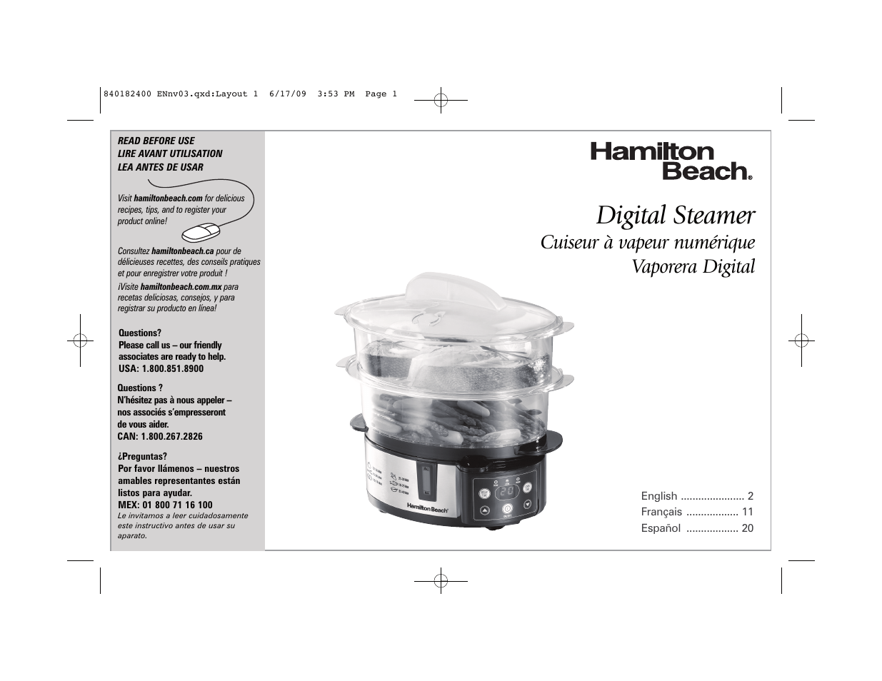 Hamilton Beach 37537 User Manual | 32 pages