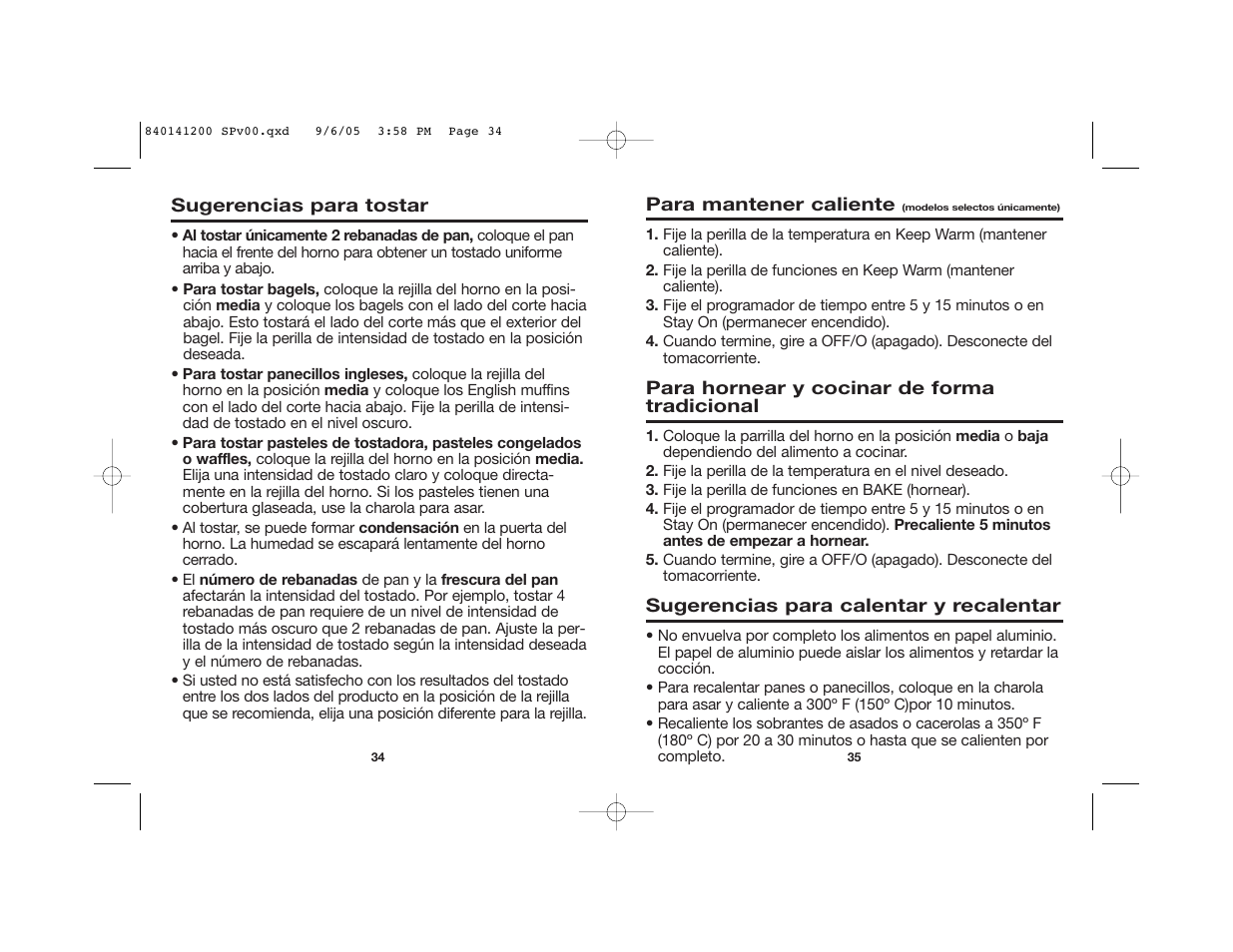 Hamilton Beach 31160 User Manual | Page 20 / 25