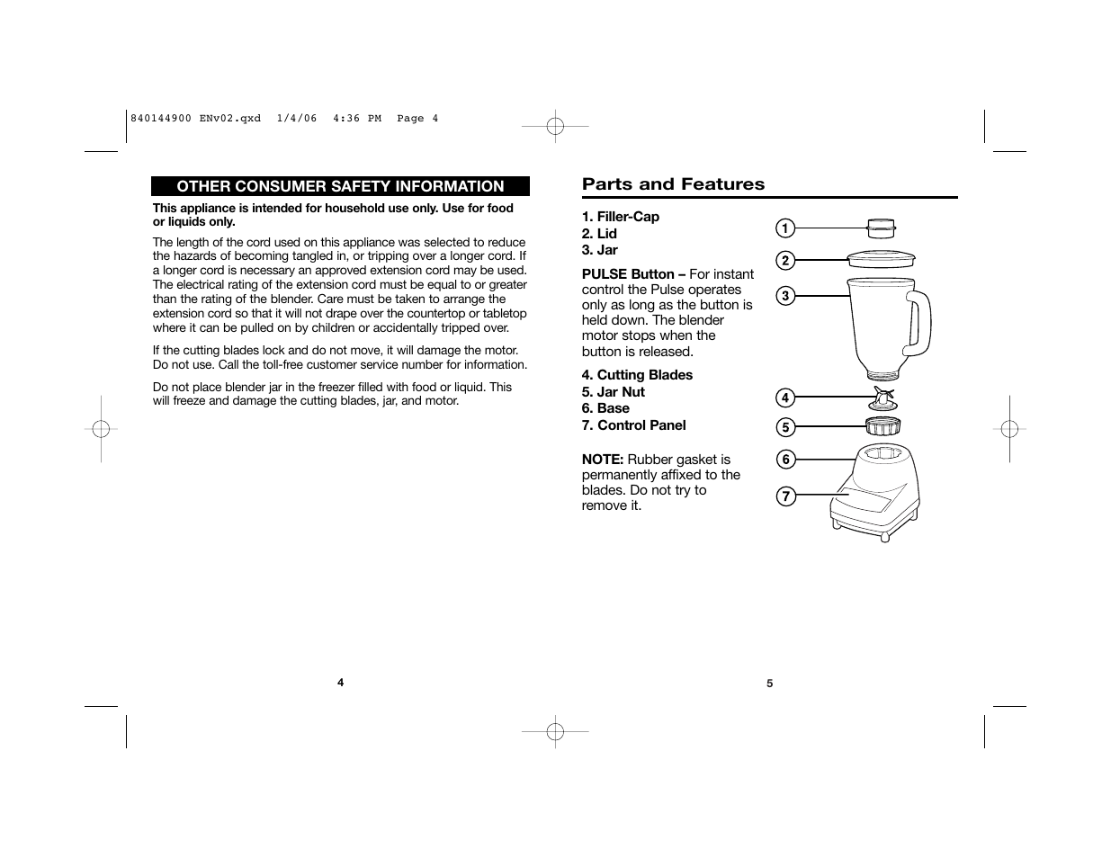 Hamilton Beach 52230C User Manual | Page 3 / 15