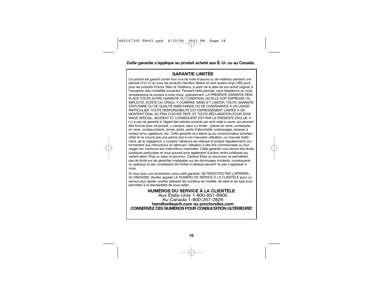 Hamilton Beach 22655C User Manual | Page 10 / 16