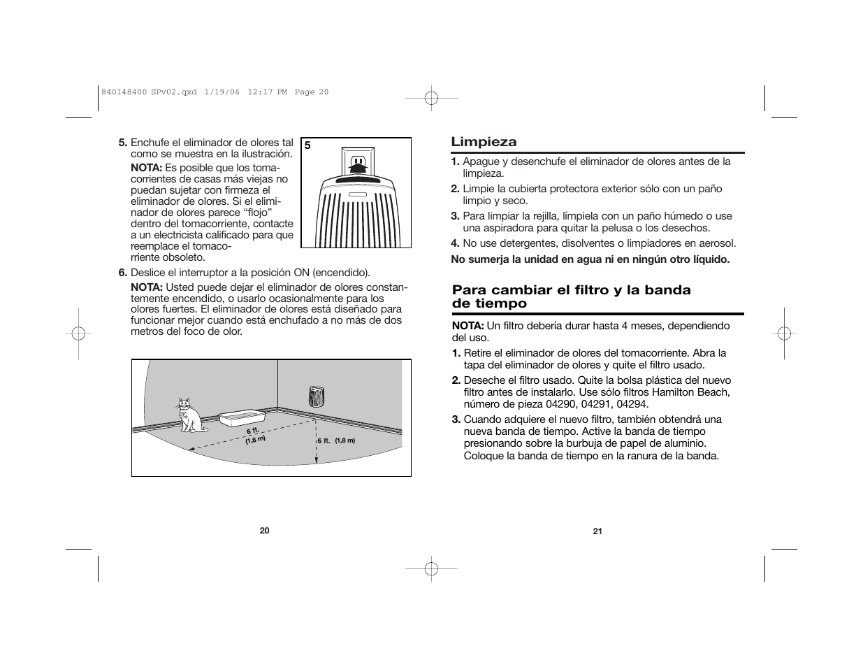 Hamilton Beach 840148400 User Manual | Page 12 / 14