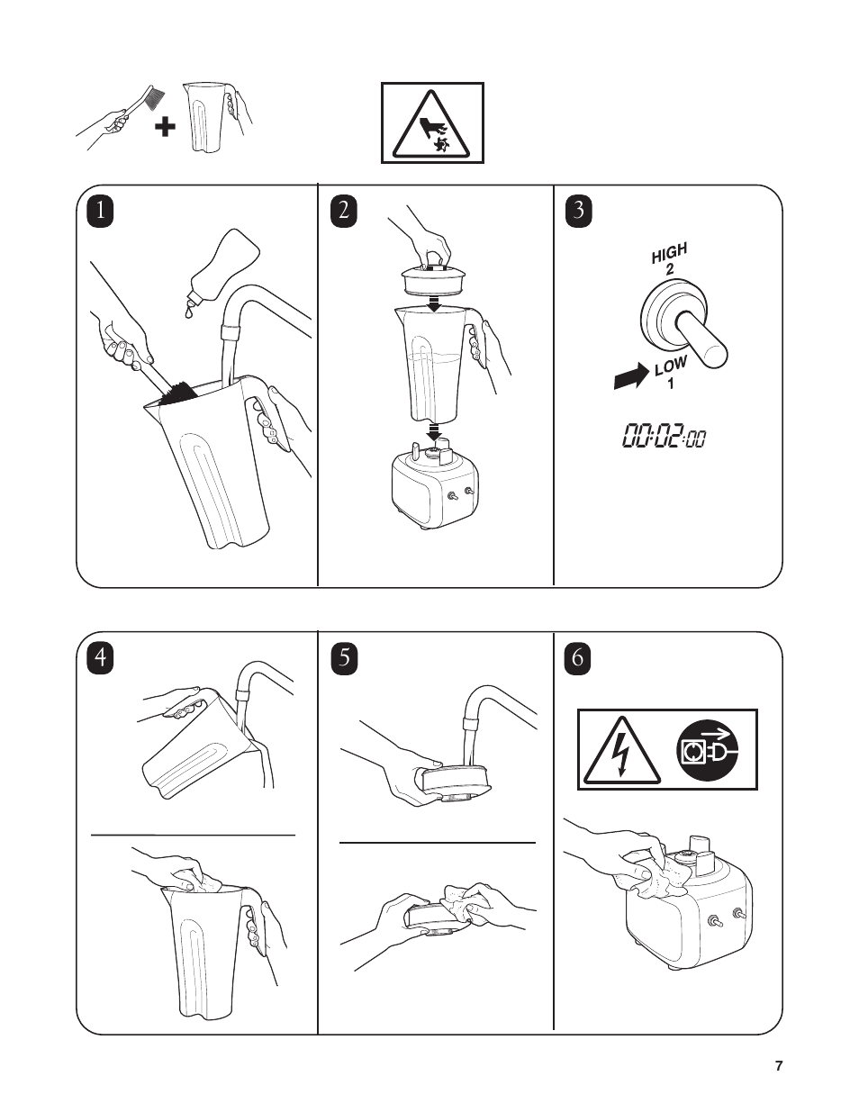 Hamilton Beach HBB250S User Manual | Page 7 / 32