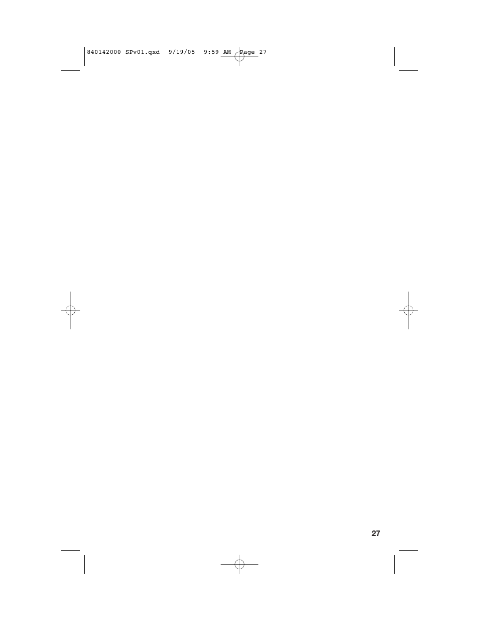 Hamilton Beach 840142000 User Manual | Page 27 / 28