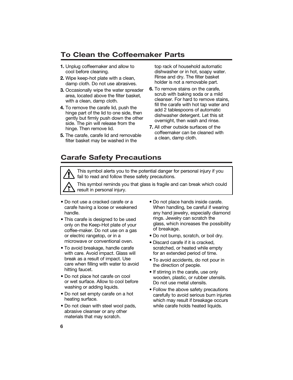 Hamilton Beach 840073500 User Manual | Page 6 / 8