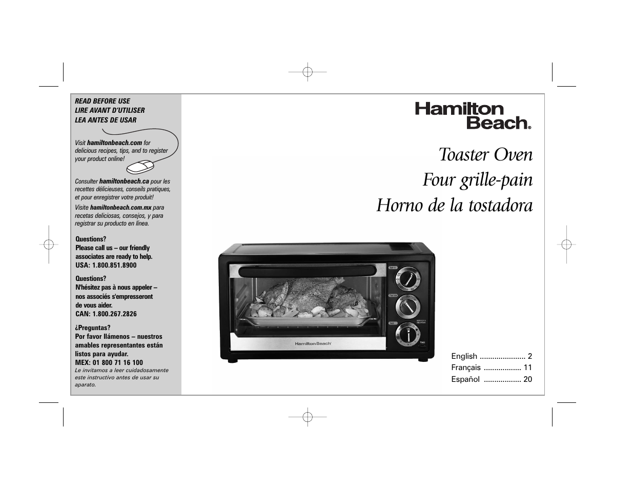 Hamilton Beach 31507 User Manual | 32 pages