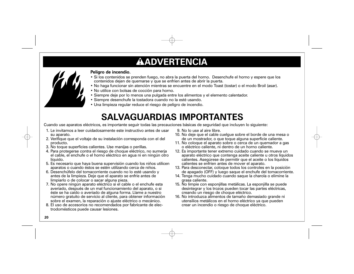 Salvaguardias importantes, W advertencia | Hamilton Beach 31507 User Manual | Page 20 / 32