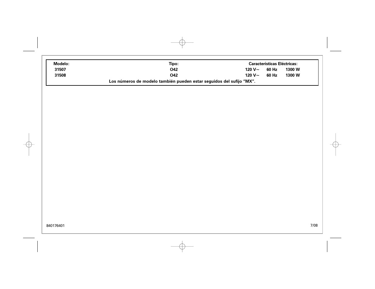 Hamilton Beach 31507 User Manual | Page 32 / 32