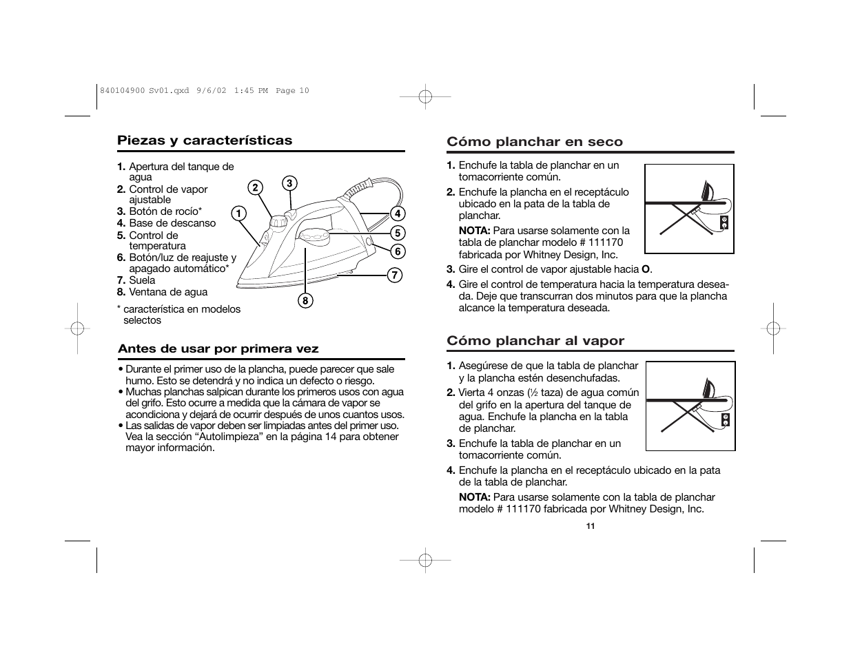 Hamilton Beach 840104900 User Manual | Page 6 / 9