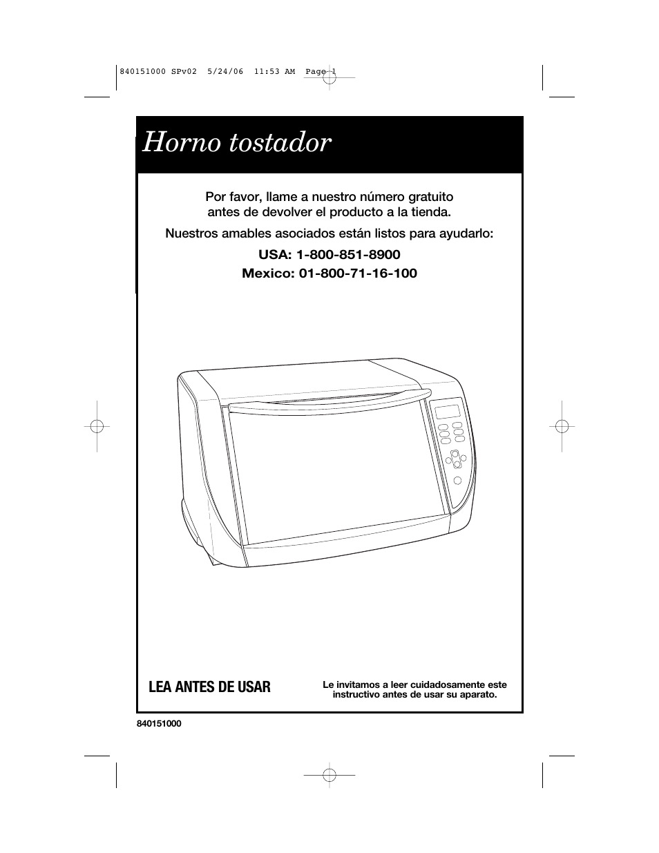 Horno tostador | Hamilton Beach 840151000 User Manual | Page 17 / 36