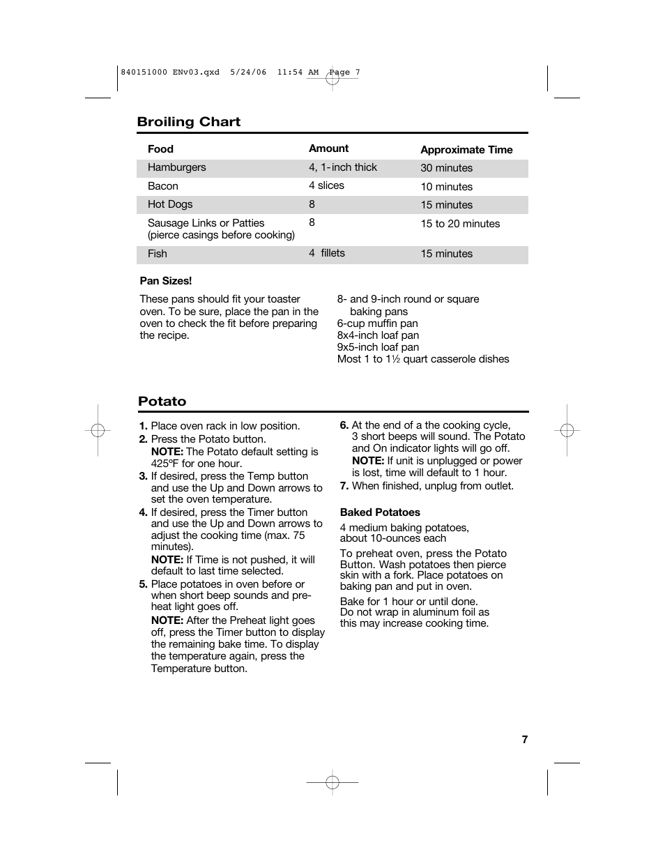 Hamilton Beach 840151000 User Manual | Page 7 / 36