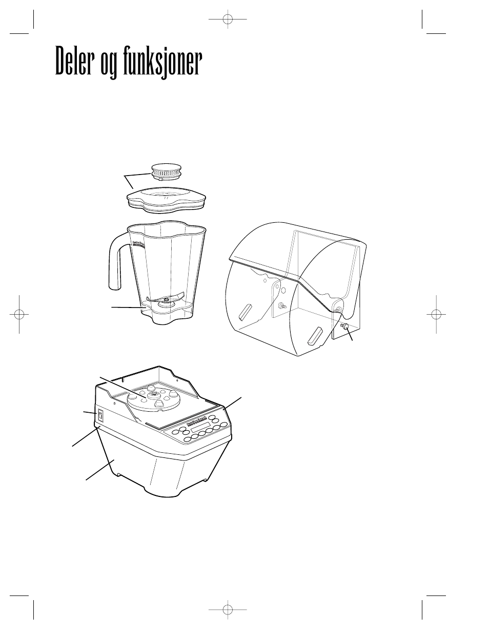 Deler og funksjoner | Hamilton Beach Summit Series User Manual | Page 114 / 152